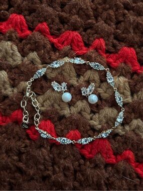 Olive & Piper 14K Gold Plated Earring & Bracelet Bundle